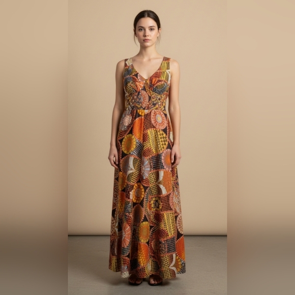 PAVÉ DE PARIS MAXI DRESS SIZE X SMALL - Picture 1 of 8